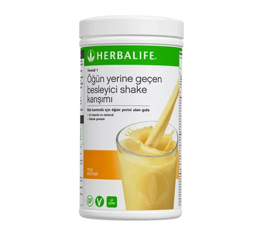 Formül 1 Muz Aromalı Shake Karışımı