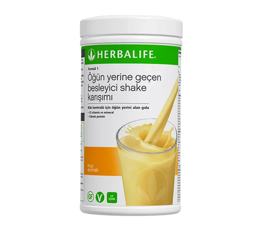 Formül 1 Muz Aromalı Shake Karışımı