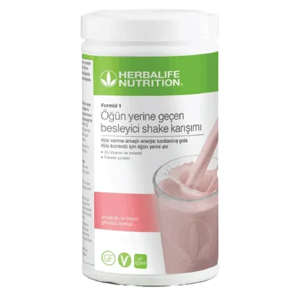 Formül 1 Ahududu ve Bayaz Çikolatalı Shake