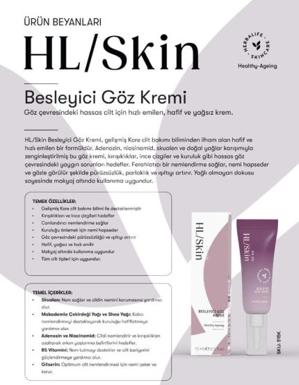 HL/Skin Besleyici Göz Kremi 15 ml