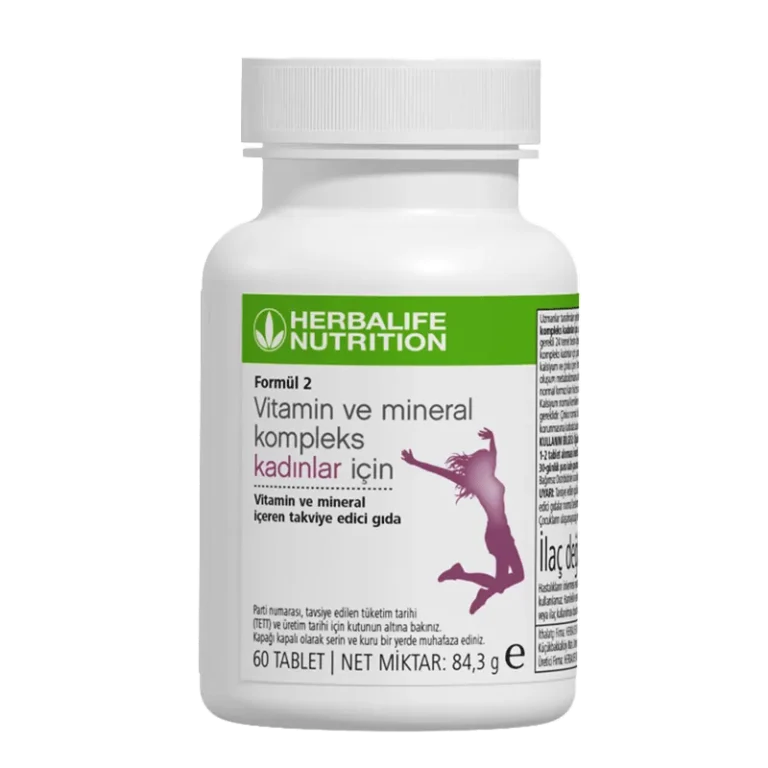 F2 Vitamin ve Mineral Kadınlar için 60 Tablet